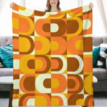 Flannel Blanket Gray Black Red White Swirls Throw Blanket for Sofa Bedroom Couch Travelling,All Season Air Conditioning Blankets