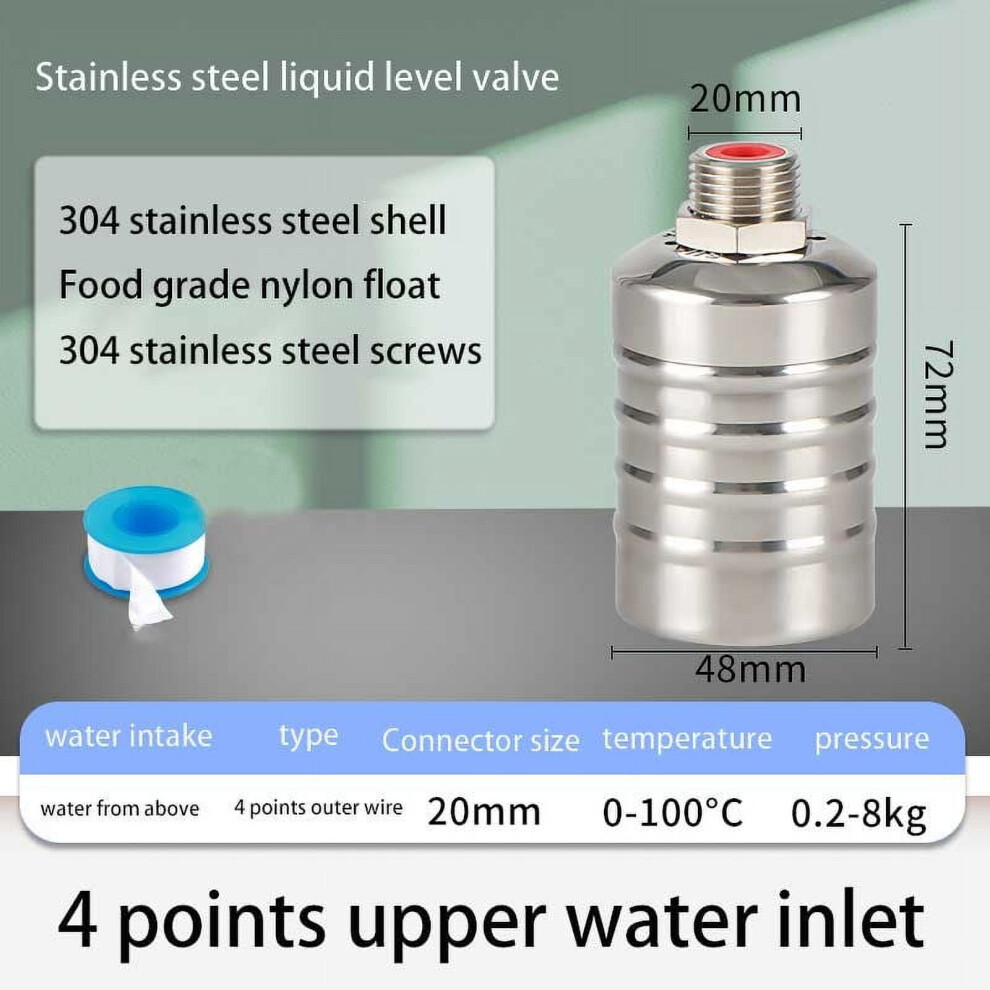 304 Stainless Steel Fully Automatic Water Level Control Float Valve 9027700478831