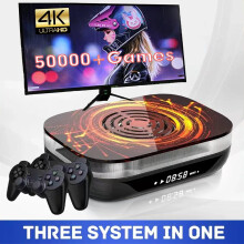 Super Console X4 Plus Retro Game Console 70000 Games 60 Emulators s for PS1/PSP/SS/DC/N64/Sega Saturn/DC,Video Game Console S905X4 Android 11