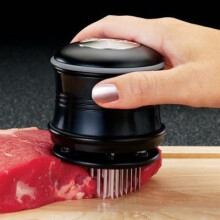 Meat Tenderizer Tool with 56 Stainless Steel Blades for Steak and Poultry, Easy Grip Handle