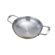 Large Stainless Steel Seafood Stock Pot with NonStick Surface for Crayfish and Paella Cooking