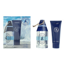 Caribbean Joe Island Supply Sails Photobox 125ml Eau de Toilette Gift Set 100ml Hair & Body Wash for Him