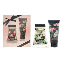 Ellen Tracy Classic Florals Black Courageous Photobox 100ml Eau de Parfum Gift Set 100ml Body Lotion for Her