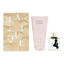 Lalique L'amour 50ml Eau de Parfum Gift Set 150ml Body Lotion for Her