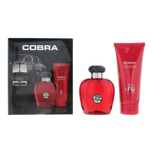 Carroll Shelby Red Cobra 100ml Eau de Toilette Gift Set 150ml Hair & Body Wash for Him
