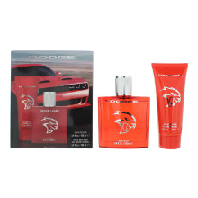 Dodge Legacy Hellcat SRT 100ml Eau de Toilette Gift Set 100ml Hair & Body Wash for Him