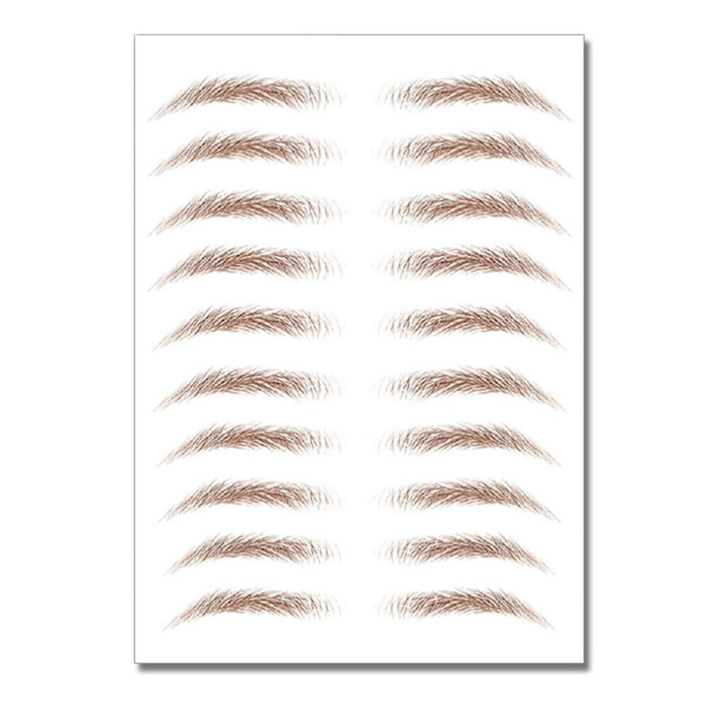 CHAXIN 6D Eyebrows Sticker Semi-Permanent False Tattoo Eye Brow Makeup Decals Universal Eyebrow stickers Makeup Parts