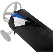 Pool Solar Reel Cover Outdoor Waterproof Blanket with Roller for 18ft Swimming Pool Winter Protection