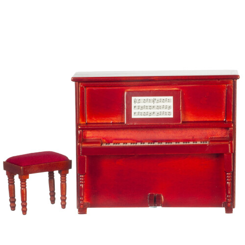 PIANO/NON-MUSICAL W/BENCH Miniature Scale