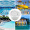 Pool Skimmer Basket with Handle for Efficient Debris Capture, Durable ABS Pool Filter Replacement 4