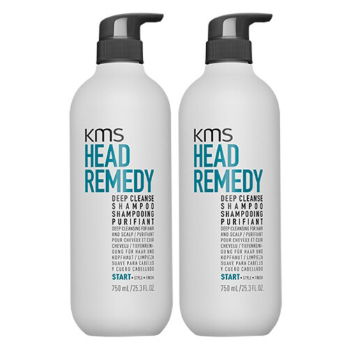 KMS KMS HeadRemedy Deep Cleanse Shampoo 750ml Double