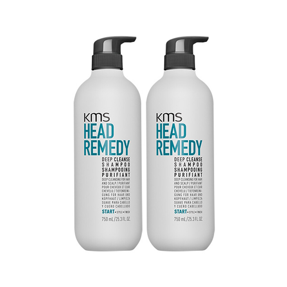 Kms Headremedy Deep Cleanse Shampoo 750Ml Double