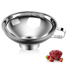 Stainless Steel Canning Funnel Wide Mouth Food Grade for Mason Jars Liquids and Solids
