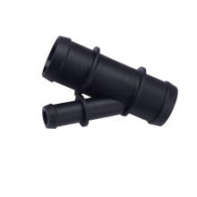 32mm 16mm Car Heater Hose Connector Y Type Coolant Water Flange Universal Durable Plastic
