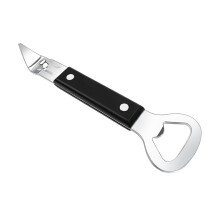 Manual 2in1 Stainless Steel Can and Bottle Opener with Ergonomic NonSlip Grip for Home or Camping