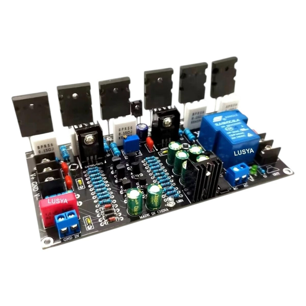 300W Mono Channel Hifi Power Amplifier Board 2Sc5200+2Sa1943 Power Home Audio Finished 9070919725289