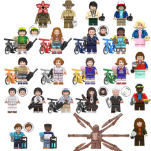 24PCS Stranger Things Assembled Minifigures Set Children's Toys Building Blocks Fit Lego