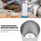 Vaso con altavoz Bluetooth de 20 oz, base azul - acero inoxidable 9
