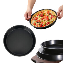 Xubond Nonstick Pizza Pan, Round Deep Dish Baking Tray for Oven, Compatible with Standard Sizes - Kitchen Bakeware