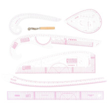 Proofing Plate Ruler Curve Rulers Tailor Craft Tool Tools Clothing Patchwork Fabric Cutting