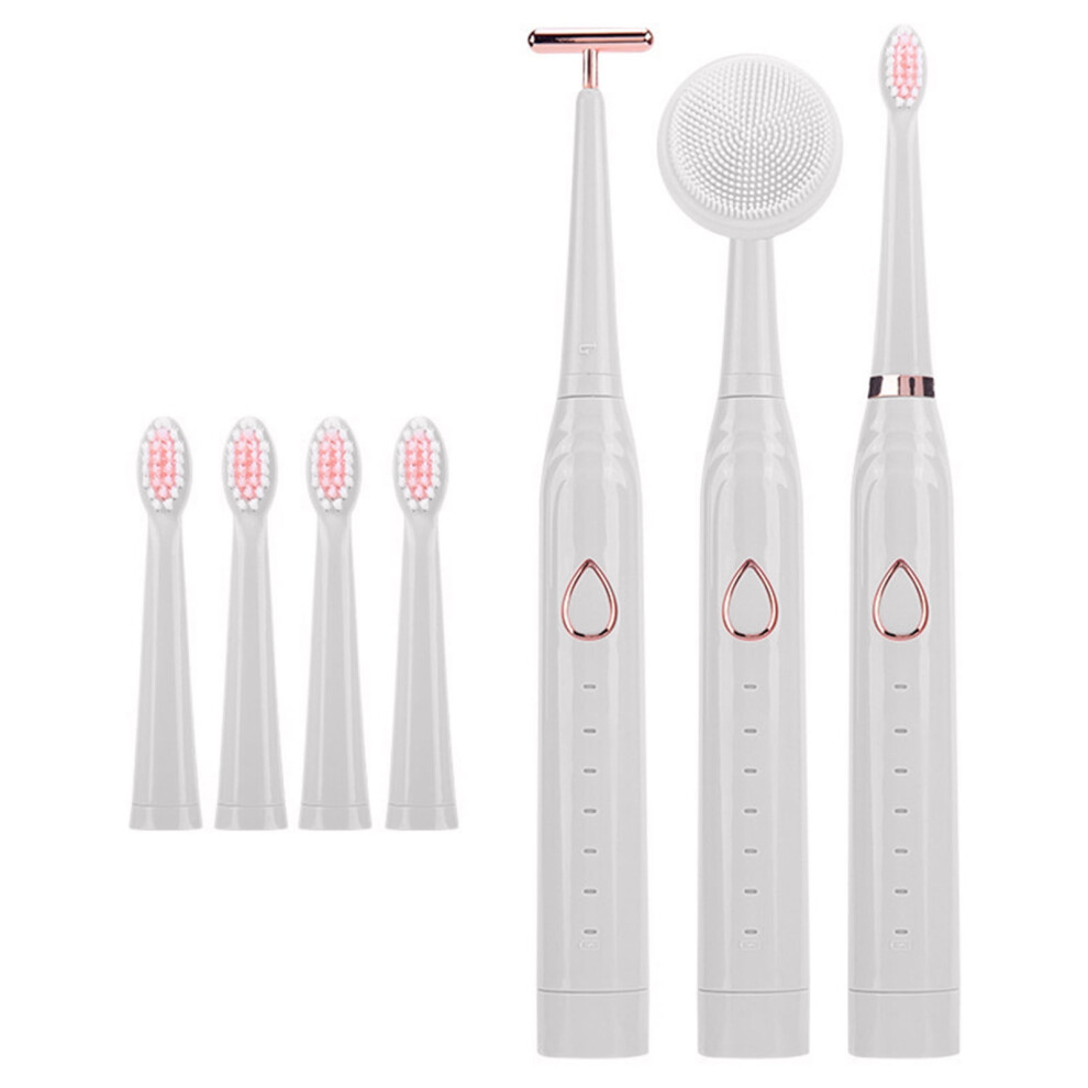 Toothbrush Gnobogi Electric Toothbrush, Low Noise, Portable, Smart Timer, IPX7 Waterproof, Vibration Toothbrush - Compatible with Accessories