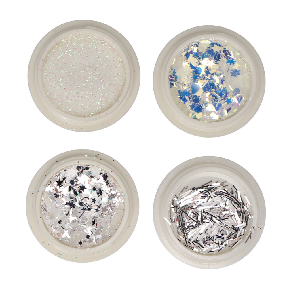 Nail Art Sequins Safety Colorful Different Shapes Nail Art Sequins Glitter for DIY Nail Art Decoration Chiyuantao