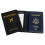 Passport case Passport holder Faux leather Black black 1
