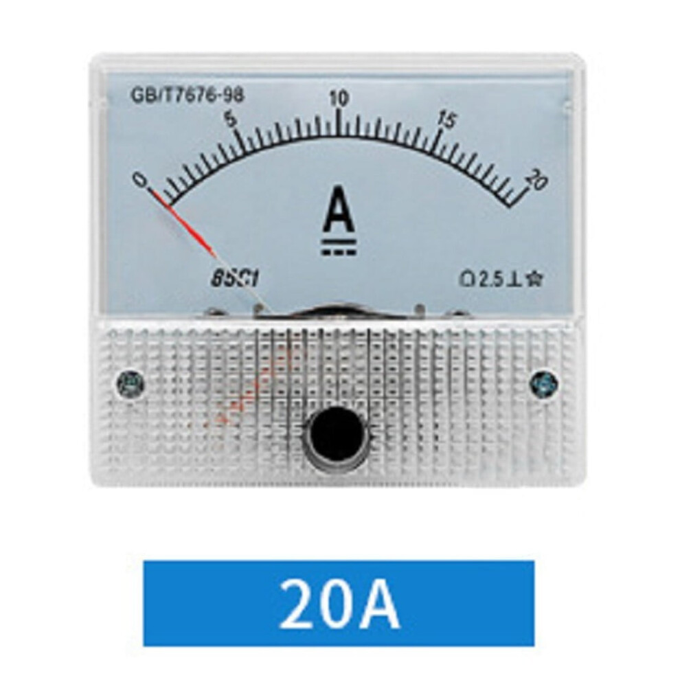 Mosiee 85C1-A Pointer Type Dc Ammeter Analog Ammeter Pointer Panel Meter Current Meter 9027700488861