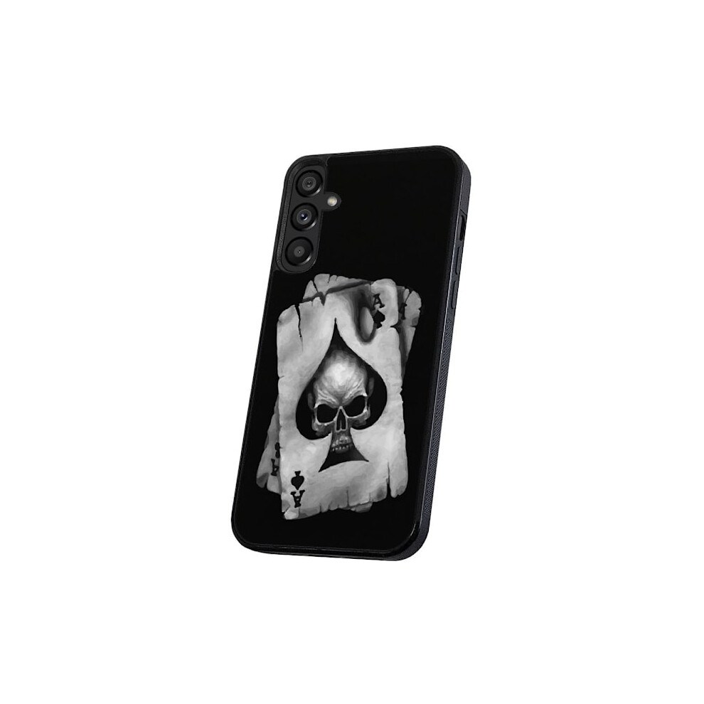 Compatible With Samsung Galaxy A34 - Case/Mobile Case Skull Card Deck 9027700489141