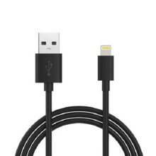 3m compatible with iPhone Fast Charging Lightning Cable for compatible with iPhone / compatible with iPad Black