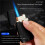 Torch Lighter Blue Dual Flame Windproof Refillable Butane Jet with Adjustable Flame for BBQ Camping 2