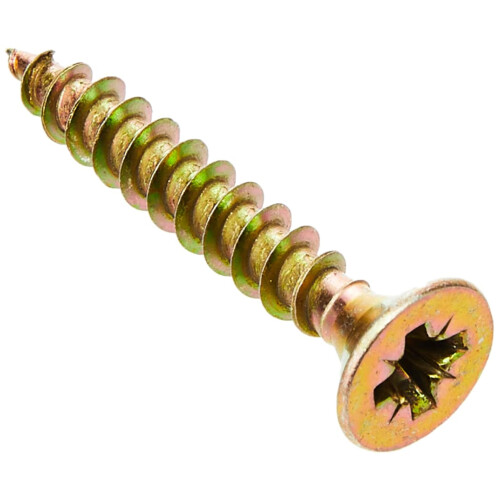 Forgefix ForgeFix Multi-Purpose Single Thread Screws | 6.0 x 40mm | Zinc Yellow Passivated | Box 200