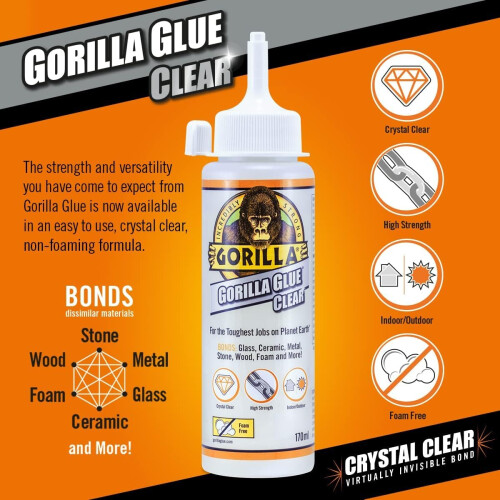 Gorilla GORILLA 1244009 Glue Clear 50ml (2 Pack) 2
