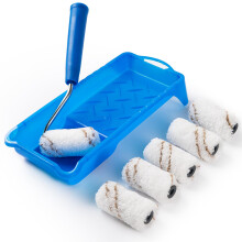 Mister Rui Microfiber Paint Roller 2 Inch, 50.8MM Small Rollers for Painting, Mini Paint Roller Set Used with All Paints and Finishes, Soft Microfibe