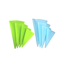 8pcs Reusable Silicone Piping Bags Cake Decorating Tools for Icing Cupcakes Cookies Pastry