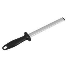 8 Inch Diamond Sharpening Steel Rod for Kitchen Knives, Ergonomic Grip, Professional Honing Tool