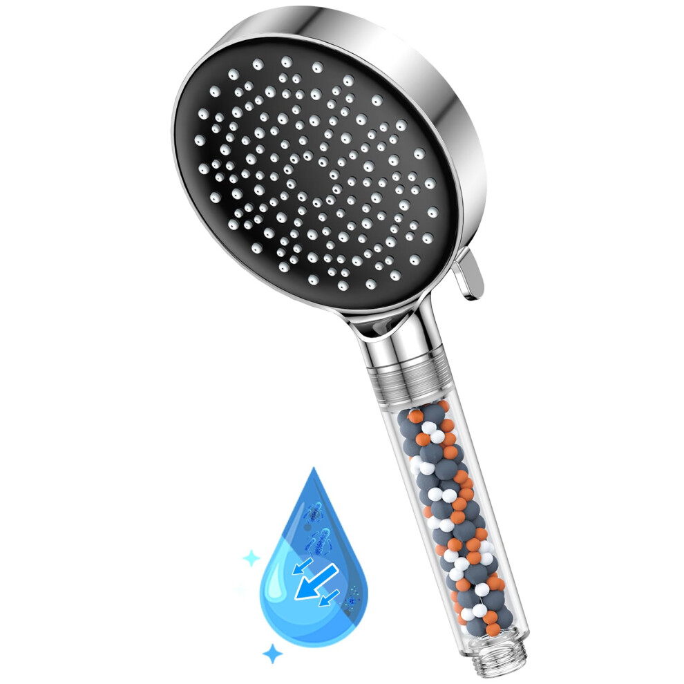 Yeaupe Filtered Shower Head With Handheld - 6 Modes,High Pressure,Remove Chlorine Reduces Dry Skin Improve Hair,Water Softener For Hard Water,Powerfu 43685134