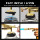 Butane Torch with Adjustable Flame Control, Copper Alloy Kitchen Blow Torch Head for Cooking, Baking, BBQ 4