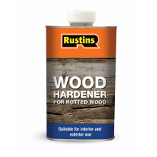 Rustins Wood Hardener for Rotted Wood 500ml - Repairs Rotted Timber | Fast-Acting Formula Reinforces Soft, Damaged Areas Before Filling or Painting