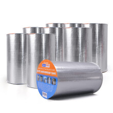 ADHES Waterproof Tape Butyl Tape Aluminum Foil Tape Sealan Tape Outdoor Use,8inch x 5m,for RV Repair, Window, Silicone, Boat and Pipe Sealing, Glass