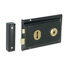 Sterling SRL004 152 x 101 mm Rim Sashlock - Black