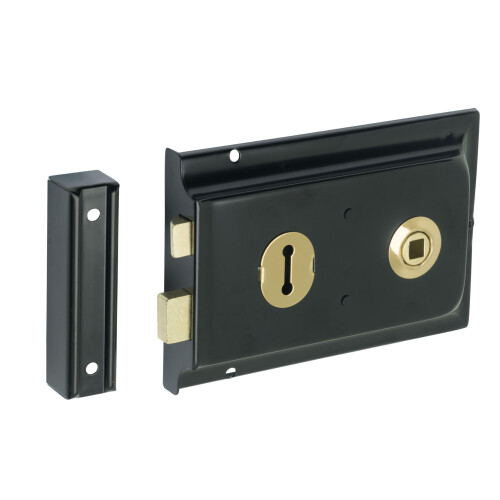 Sterling SRL004 152 x 101 mm Rim Sashlock - Black