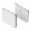 Short Window Cill Capping End Caps (Pair) - White 1