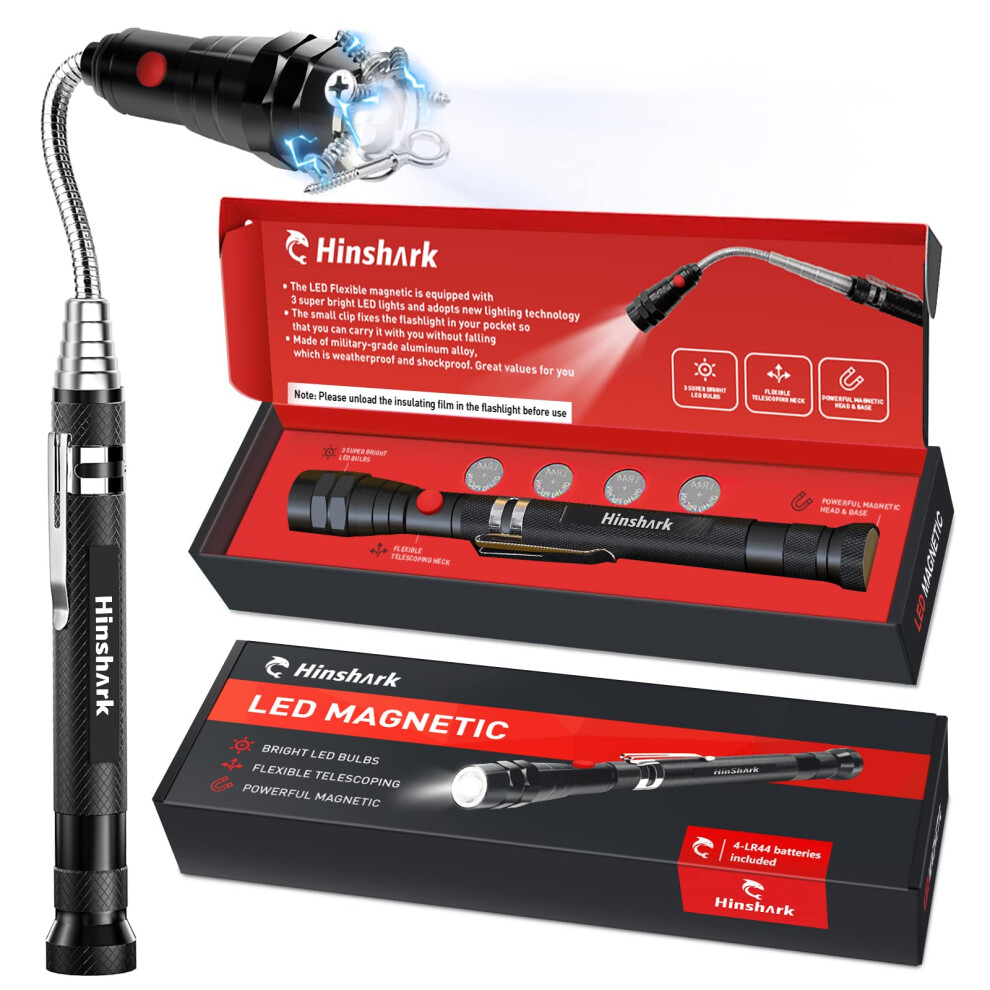 Hinshark Gifts For Men Him Dad, Led Magnetic Tool, Valentines Gifts For Him, Dad Birthday Gadgets Gifts For Men Who Have Everything, Mens Valentines 84048684