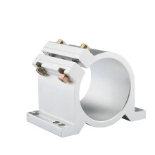 CNC Spindle Clamp 80mm Aluminum Mount Bracket for 1.5kw 2.2kw Motor with Precision Positioning