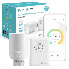 TP-Link Kasa Smart Thermostat Radiator Valve, Smart Radiator Valve, Energy Saving, LED display Radiator Thermostat Valve, Smart TRV Schedule, Works w
