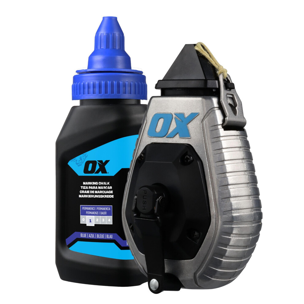Ox Pro 30M/100' Aluminum Chalk Reel Value Pack - Kevlar Bold Line / 6:1 Gear Ratio 46645357