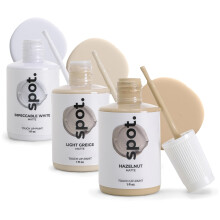 spot. Touch-Up Paint - Matt Finish, Quick Drying, Perfect for Cabinets, Walls, Windows, Doors, and Furniture Repair, 3 Colour Kit Matches 90% of Surf
