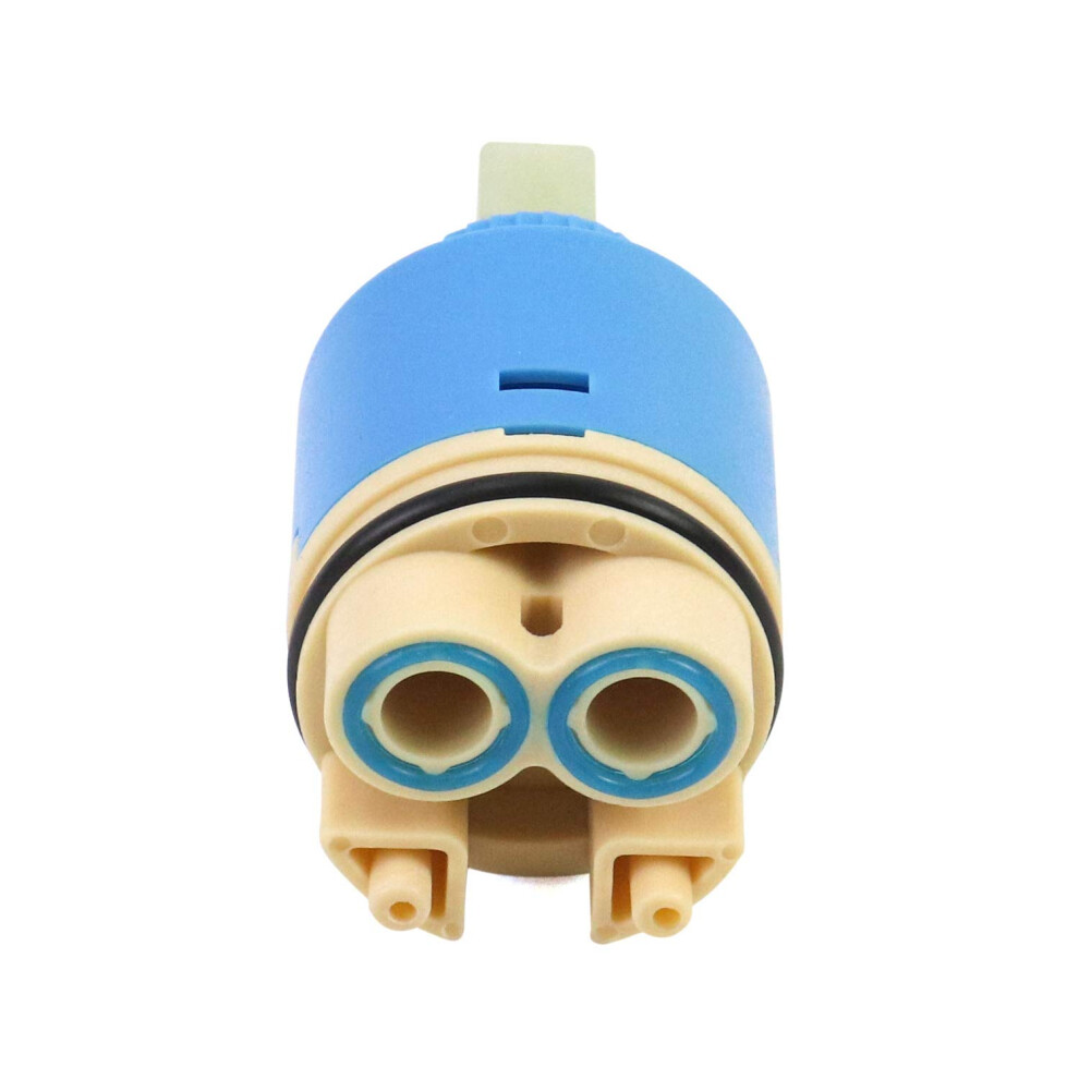 Qwork 35Mm Tap Cartridge, Ceramic Faucet Cartridge, Ceramic Disc Cartridg Valve, Mix Tap Inner Cartridge Replacement For Kitchen Faucet, With Cartri 38310928
