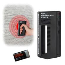 WPP123 Wire Pipe Power Detector - Electric Cable Detector for Walls with Sound & Light Prompts, Cable Finder, Wire Finder Wall Scanner for Wires and